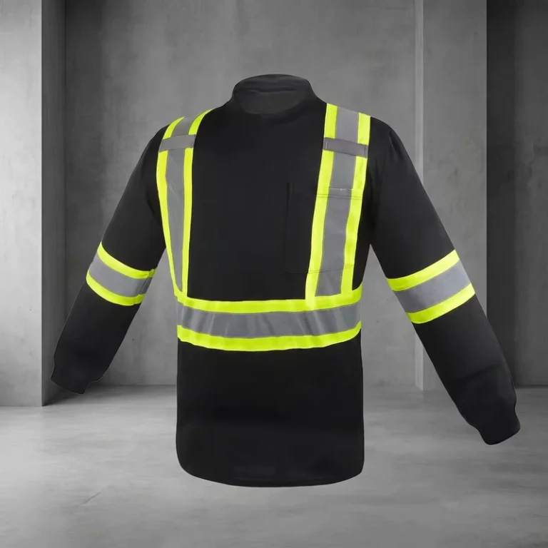 Lightweight-Mesh-Moisture-Wicking-Hi-Vis-Road-Construction-Highway-Custom-Logo-Reflective-Safety-T-Shirt