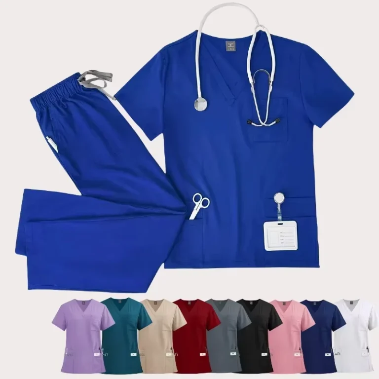 Lightweight-Quick-Dry-Soft-Medical-Scrub-Set-Men-Women-Stretchy-Nurse-Scrubs-for-Hospital-Operating-Room-Pet-Grooming
