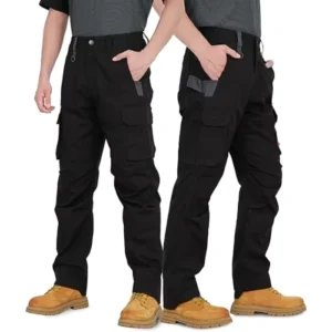 Lightweight Ripstop Relaxed Fit Flame Resistant Arc Flash Safety Reinforced Work Carpenter Cargo Pants NFPA2112 CAT2 FR Stretch