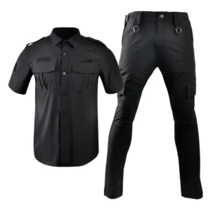 Lightweight Security Guard Uniform Polyester Quick Drying Unisex Summer Uniform