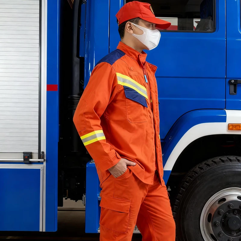 Lightweight Summer Firefighter Rescue Suit Maximum Protection Minimal Weight Fire Suit