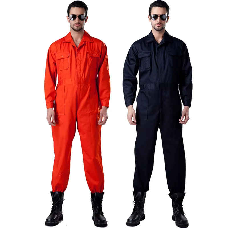 Long Sleeve Breathable Polyester Protective Workwear Coveralls for Engineers
