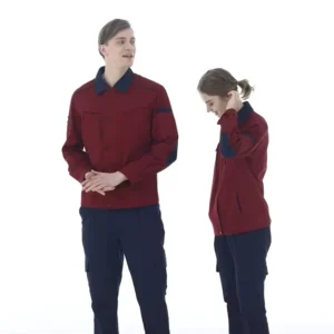 Long-Sleeve Cotton Chef Coat and Kitchen Work Jacket