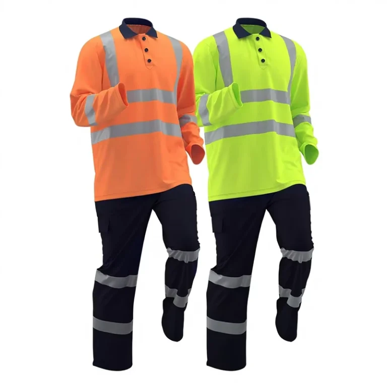 Long-Sleeve-High-Visibility-Reflective-Polo-Shirts-and-Work-Cargo-Trousers-Factory-Supply-Custom-Workwear