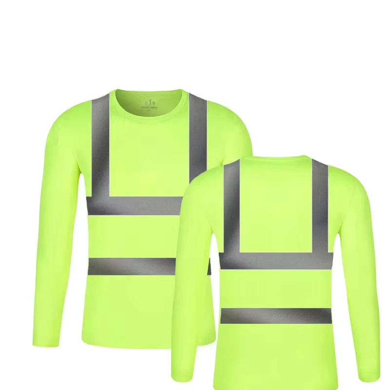 Long Sleeve Polo T Shirt Quick Drying Customized Logo Reflective Shirts
