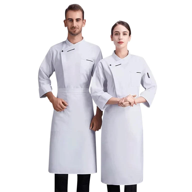 Long-Sleeve-Polyester-Unisex-Chef-Uniform-Set-for-Hotels-and-Restaurants