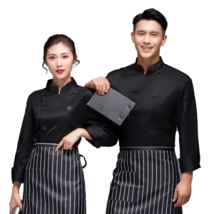 Long Sleeve Restaurant and Bar Cooking Suit Chef Jacket for Hotels and Restaurants