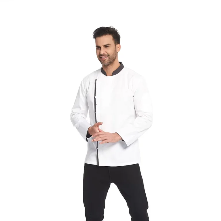 Long-Sleeve-Single-Button-Chef-Jacket