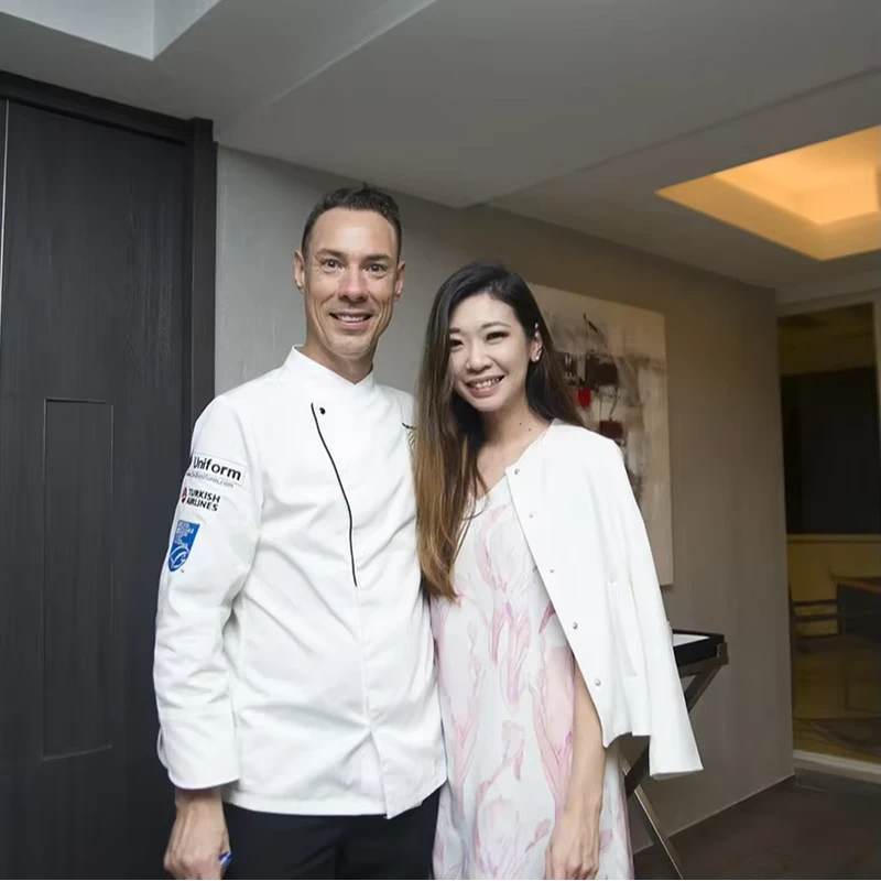Long Sleeve Uniformes Chef Wears Hotel Restaurant Kitchen Staff Work Wear Chef Uniform and Jacket for Cooking