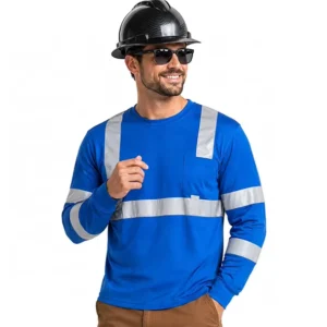 Long Sleeves Hi Vis Safety Daily Work Construction Polo Shirts for Men for Women