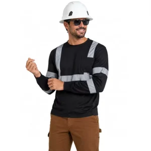 Long Sleeves Hi Vis Safety Daily Work Construction Polo Shirts for Men for Women