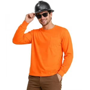 Long Sleeves Hi Vis Safety Daily Work Construction Polo Shirts for Men for Women