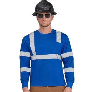 Long Sleeves Hi Vis Safety Daily Work Construction Polo Shirts for Men for Women