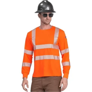 Long Sleeves Hi Vis Safety Daily Work Construction Polo Shirts for Men for Women