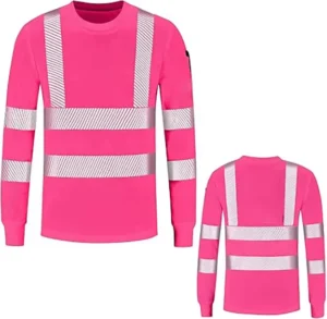 Long Sleeves Hi Vis Safety Daily Work Construction Polo Shirts for Men for Women