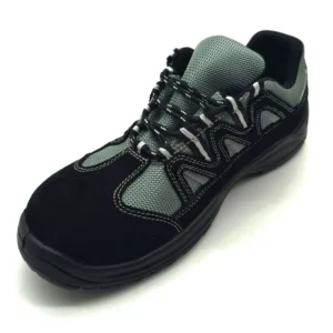 Long-Standing Non-Fatigue Safety Shoes Steel Toe Anti-Puncture Suede Mesh Outdoor Work Footwear