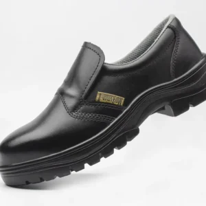 Low Cut Steel Toe Cap Smooth Genuine Leather Safety Shoes