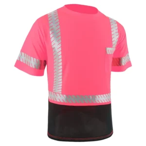 Low MOQ Factory Direct Customized Summer Short Sleeve Breathable Cool High Reflective Safety T Shirt Reflective T Shirt