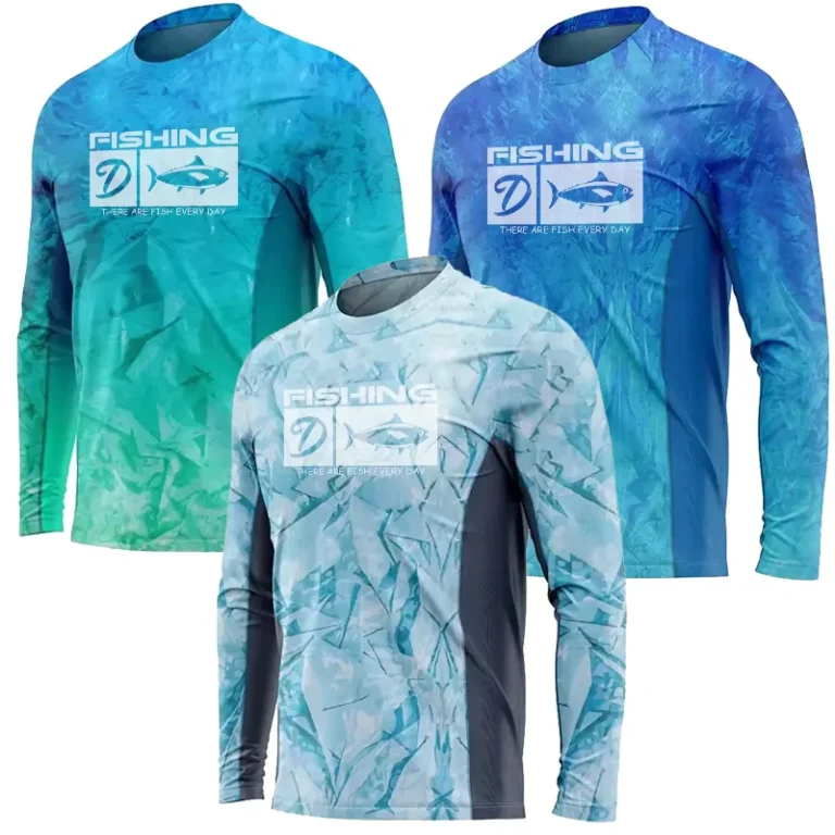 Low-MOQ-Gradient-UV-Upf50-Protection-Fishing-T-shirt-Breathable-Quick-Dry-Long-Sleeve-Fishing-Shirt-For-Men
