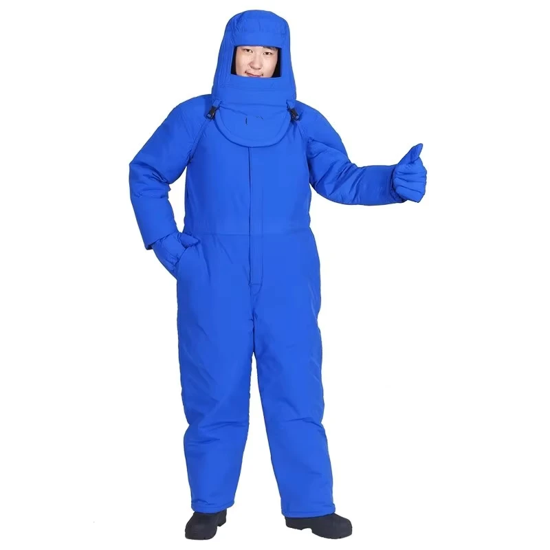 Low Temperature Anti freeze Safety Clothing Protective Suit for Gas Stations Natural Gas Liquid Nitrogen Oxygen Welding