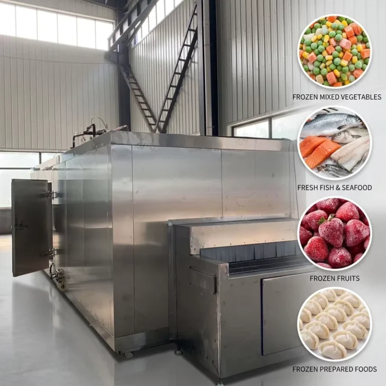 Low-temperature-Freezing-Equipment-Seafood-Continuous-Freezing-Machine-Freezing-Tunnel