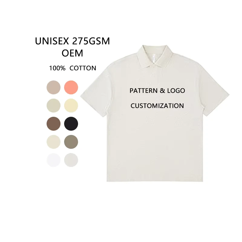 Luxury 100% Cotton Men's T Shirt Custom Screen Printing Logo Blank Solid Pattern Heavyweight Knitted Eco friendly