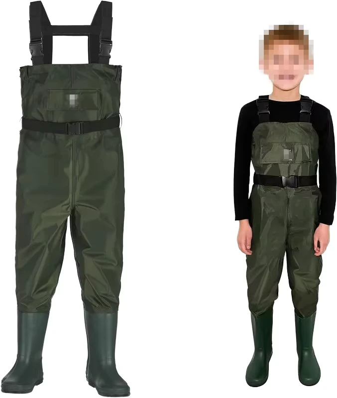 Made-in-China-Wading-Boots-Rubber-Pants-Lightweight-Breathable-Boys-and-Girls-General-Nylon-Pvc-Wading-Waterproof-Clothing