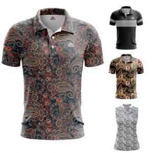 Male Summer T Shirt Custom Printed Unisex Men’s High Quality Branded Golf Polo T shirts