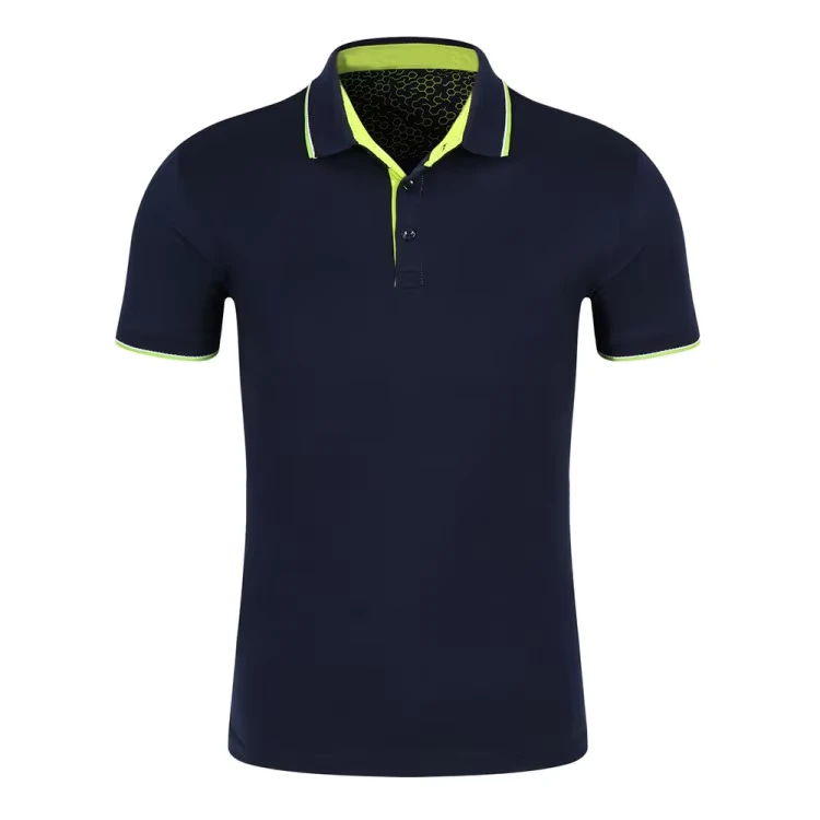 Man Polo T shirt in Guangzhou 100% Cotton Short Sleeve Plus Size Quick Dry Vintage Printed Compressed With Pattern