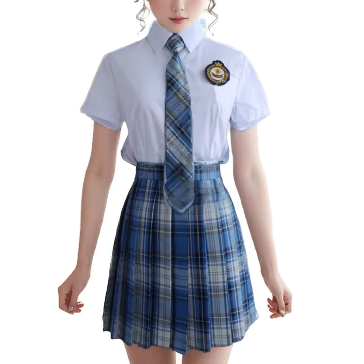 Manufacture Custom OEM High School Uniform Set Middle School University School Uniforms With Customized LOGO