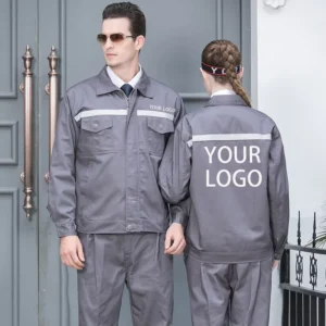 Manufacture High Reflective Repairman Construction Decoration Work Clothes Uniform Industrial Long Sleeve Work Wear