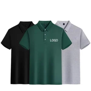 Manufacturer Cotton Polyester Embroidered Uniform Workwear T-Shirt Custom Logo Golf Polo Shirt