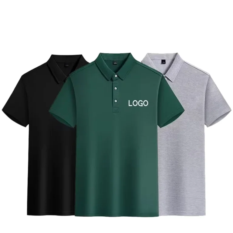 Manufacturer-Cotton-Polyester-Embroidered-Uniform-Workwear-T-Shirt-Custom-Logo-Golf-Polo-Shirt