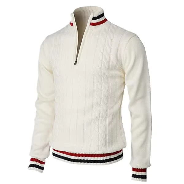 Manufacturer-Custom-Half-Zip-Knitwear-Men-Cashmere-Sweater-Pullover-For-Men-Clothing-Autumn-Winter-Casual-Daily-Wear-Bulk
