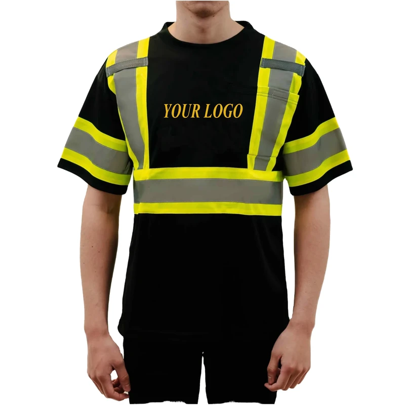 Manufacturer Custom Made 100% Cotton Waterproof Workwear Construction Jacket Safety Clothing Reflective T Shirt Miners
