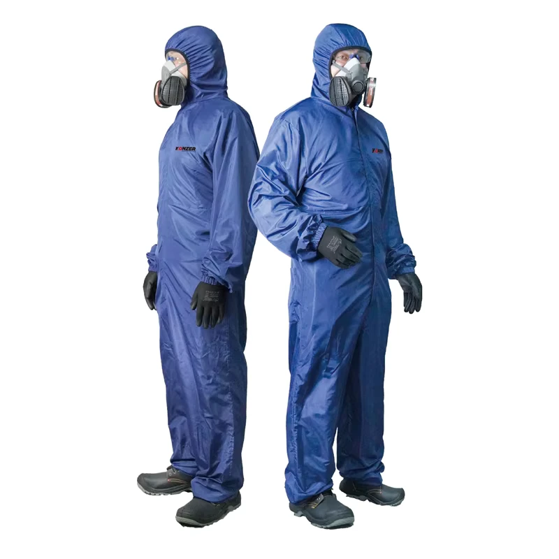 Manufacturer Customized Hooded Isolation Clothes Reusable Dust proof Painting Isolation Coveralls