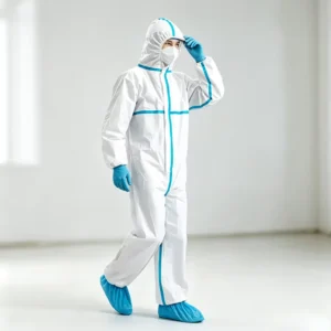 Manufacturer Directly Offers Type 56 Disposable Non Woven Coverall Lab Protective Garment Bulk Order With Customization