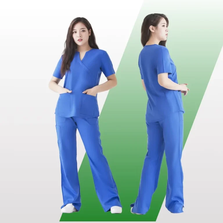 Manufacturer-Fashionable-Breathable-Soft-Spandex-Womens-Scrub-Jogger-Set-Nurse-Working-Medical-Surgical-Hospital-Use