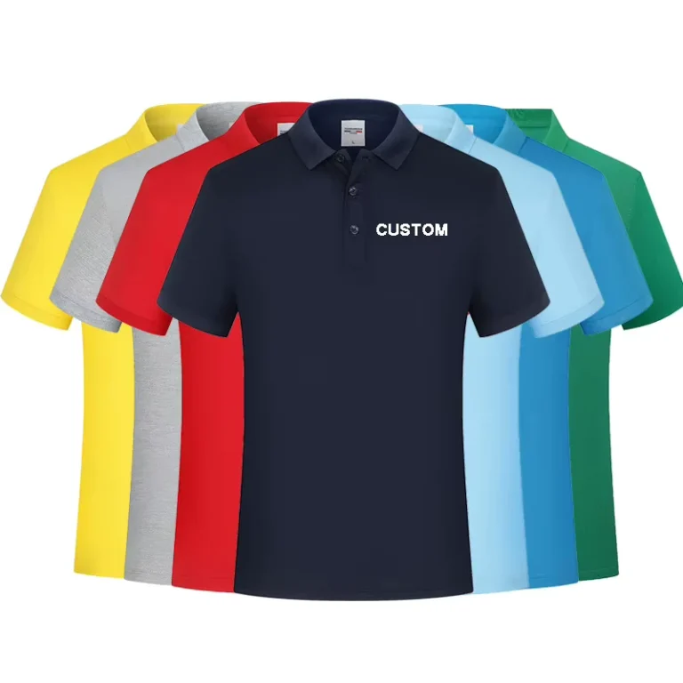 Manufacturer-Golf-Polo-Shirt-Unisex-Casual-Black-Workwear