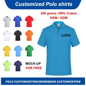 Manufacturer Unisex Formal Polo Shirt, Short Sleeve, Breathable Cotton Mesh