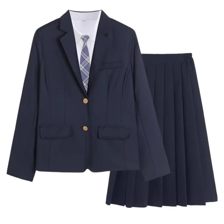 Manufacturers-Fashionable-Girls-School-Uniforms-School-Formal-Blazer-Dress-Suit
