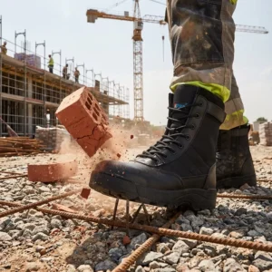 Manufacturers Supply Tactical Boots Black High Top Outdoor Anti-kick Anti-collision Hiking Boots Safety Boots