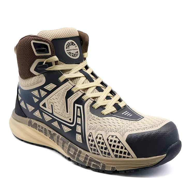 MaxiTough-Work-Steel-Toe-Boots-Flying-Knit-Breathable-EVA-Rubber-Puncture-proof-Safety-Shoes-with-Factory-Worker-Safe-for-Men
