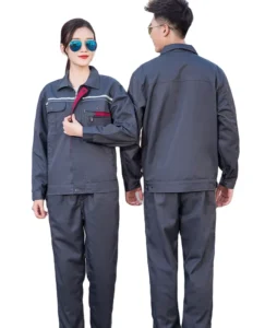 Mechanic Safety FR Welding Coverall Two Piece Workwear Suits Cotton Polyester 100% Cotton