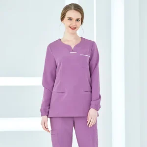 Medical Nurse Uniform Women New Style Scrubs Short Sleeves OEM Service Hospital Uniform Multi Color Good Fabric