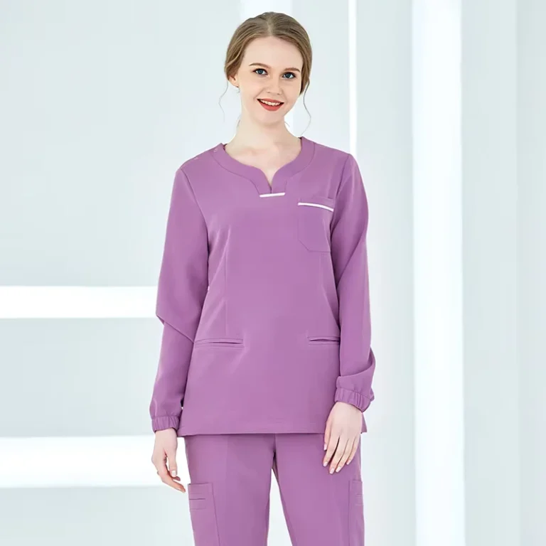 Medical-Nurse-Uniform-Women-New-Style-Scrubs-Short-Sleeves-OEM-Service-Hospital-Uniform-Multi-Color-Good-Fabric
