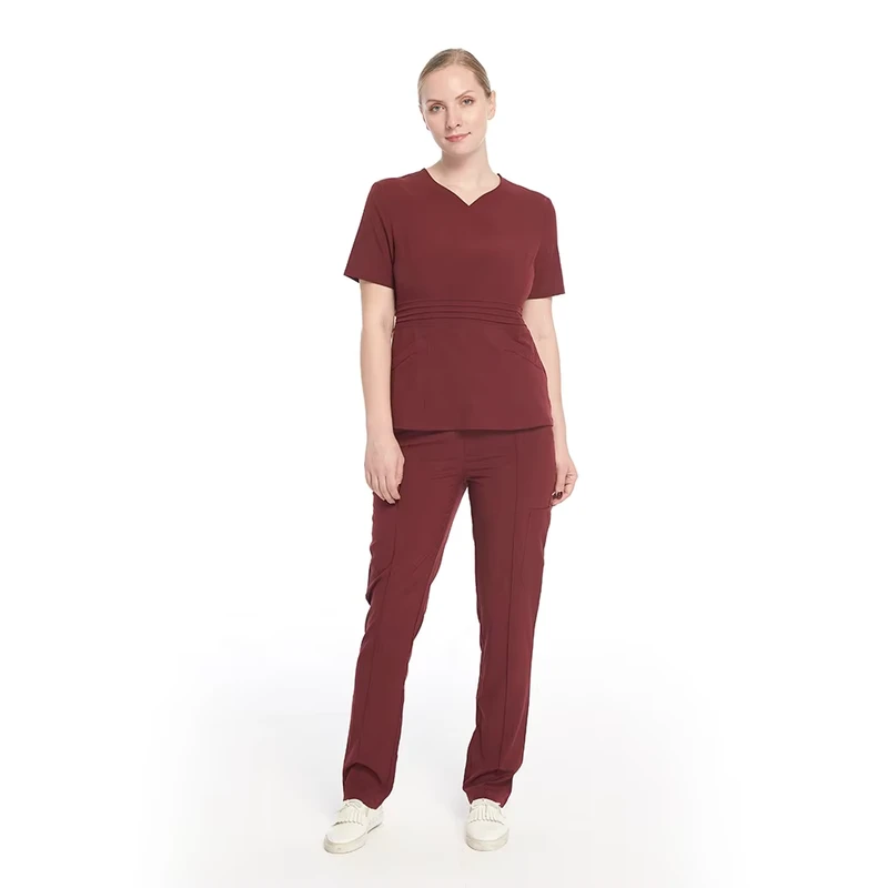 Medical Scrub Fabric Pants Uniform Sets for Dental Nurses and Hospital Staff