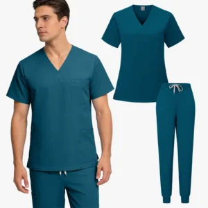 Medical Scrub Uniform Set for Women Hospital OEM Service