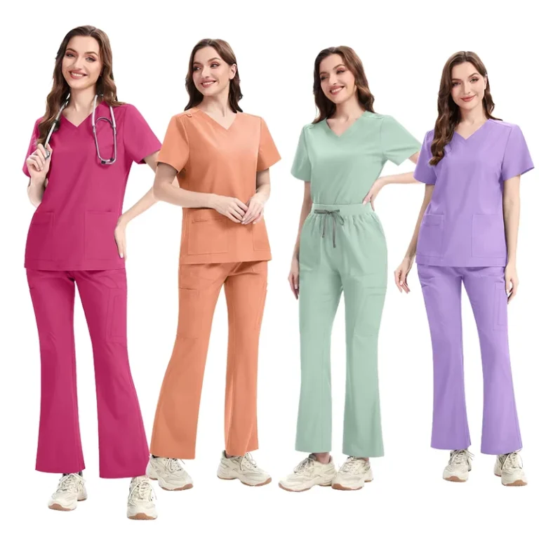 Medical-Scrubs-Uniforms-Sets-for-Women-Hospital-Uniform-Cherokee-Nurse-Nursing-Medical-Scrubs-Waterproof-Medical-Uniforms-Set-2