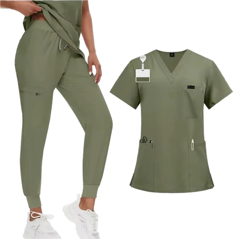 Medical-Scrubs-Uniforms-Sets-for-Women-Hospital-Uniform-Cherokee-Nurse-Nursing-Medical-Scrubs-Waterproof-Medical-Uniforms-Set